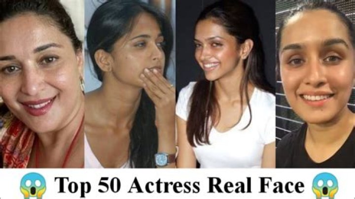 Which Indian actress looks best without makeup?
