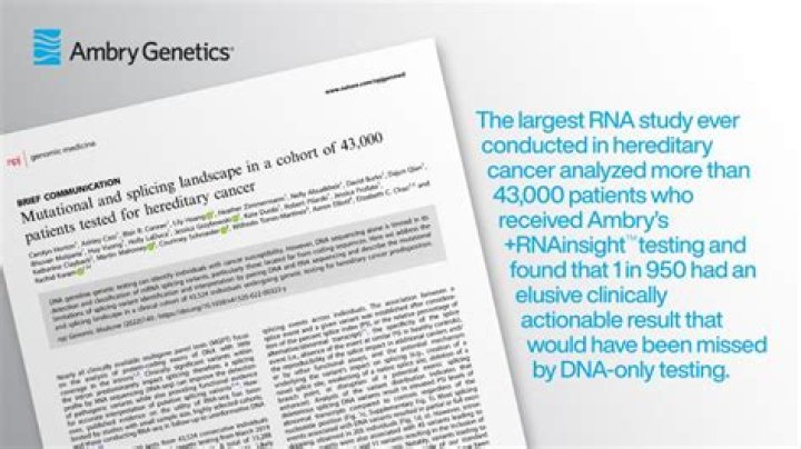 Who is the CEO of Ambry Genetics?